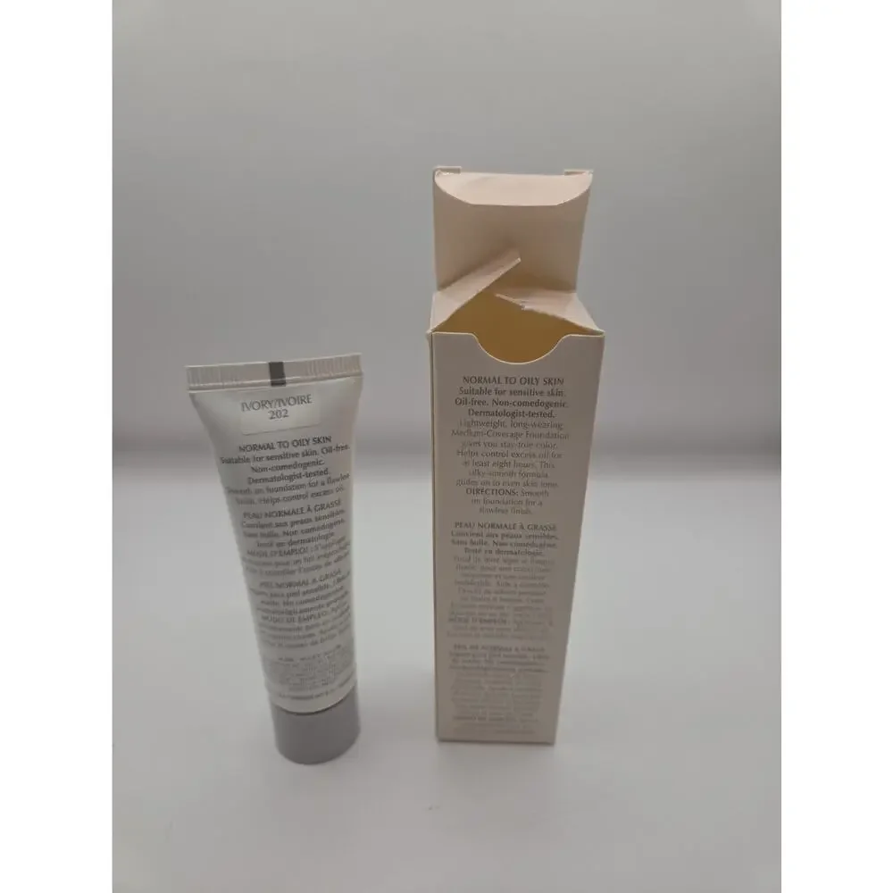 Mary Kay Medium Coverage Foundation IVORY 202 - 1 FL OZ. 041999 New